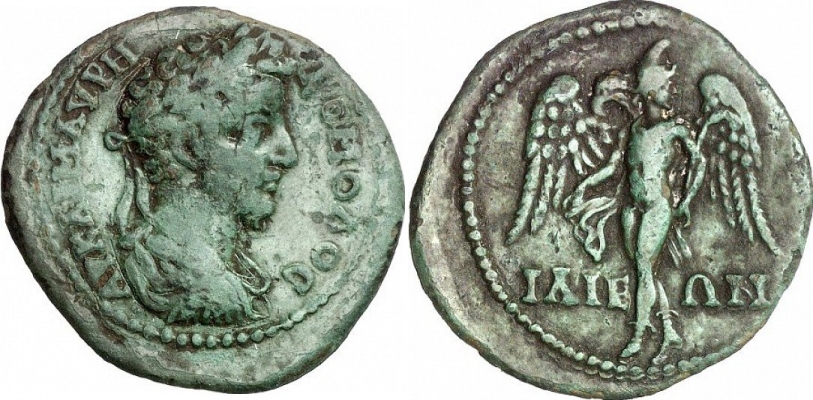 Деньги Илион маска. Веспассиан монеты Spes AE 27. Commodus Coin.